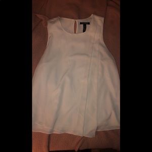 White blouse (ruffled on the side) only worn twice